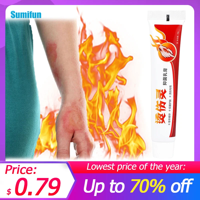 1pc Sumifun Burn Scald Antibacterial Cream Anti-infection Snake Oil Cream Wound 100% Chinese Herbs Medical Pain Relief Ointment
1pc Sumifun Burn Scald Antibacterial Cream Anti-infection Snake Oil Cream Wound 100% Chinese Herbs Medical Pain Relief Ointment