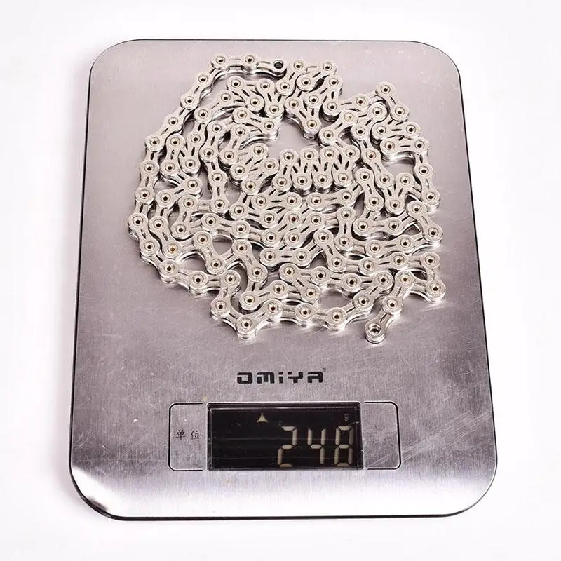 Bicycle Chain SUMC SX12 12 speed 126L MTB Mountain Bike 12s sliver Chain with missinglink for Bicycle Parts with Original box
Bicycle Chain SUMC SX12 12 speed 126L MTB Mountain Bike 12s sliver Chain with missinglink for Bicycle Parts with Original box