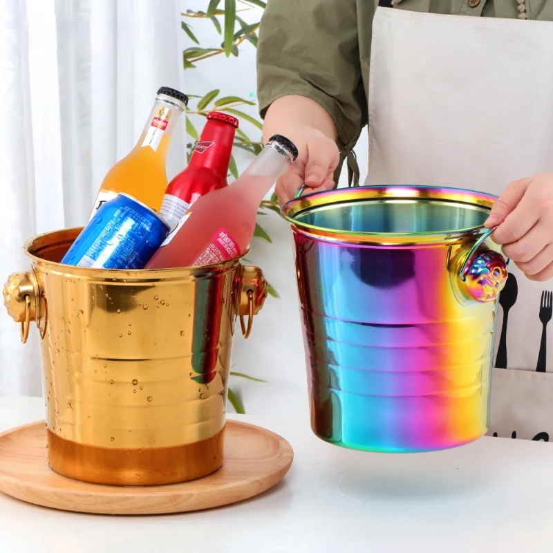 Stainless Steel Ice Bucket Ice Bucket Bar KTV Champagne Bucket Ice Cube Bucket Commercial Beer Champagne Refrigerated Ice Bucket
Stainless Steel Ice Bucket Ice Bucket Bar KTV Champagne Bucket Ice Cube Bucket Commercial Beer Champagne Refrigerated Ice Bucket