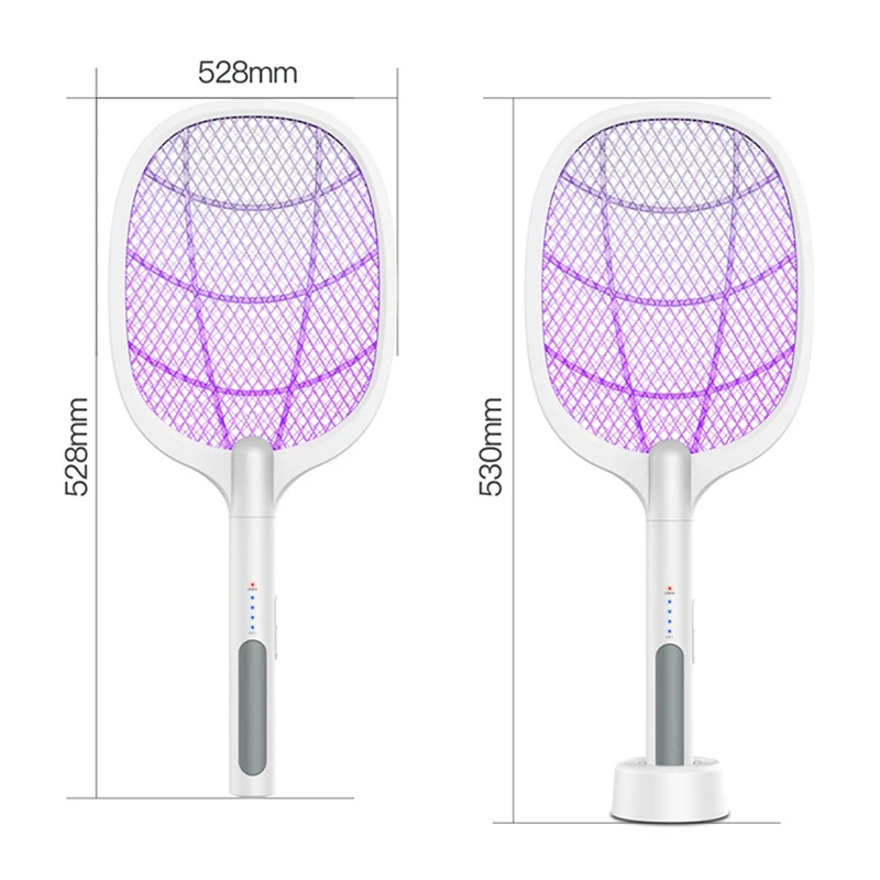 2021 Electric Mosquito Swatter Intelligent Mosquito Killer 2 In 1 Summer Fly Swatter Trap Flies Insect Killer Pest Control
2021 Electric Mosquito Swatter Intelligent Mosquito Killer 2 In 1 Summer Fly Swatter Trap Flies Insect Killer Pest Control