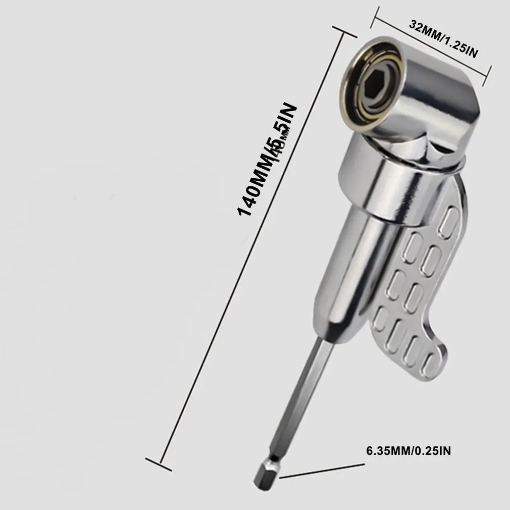 105 Degree Electric Screw Electric Drill Bit Cornerer Tool Screwdriver Turning Hex Handle Accessories
105 Degree Electric Screw Electric Drill Bit Cornerer Tool Screwdriver Turning Hex Handle Accessories