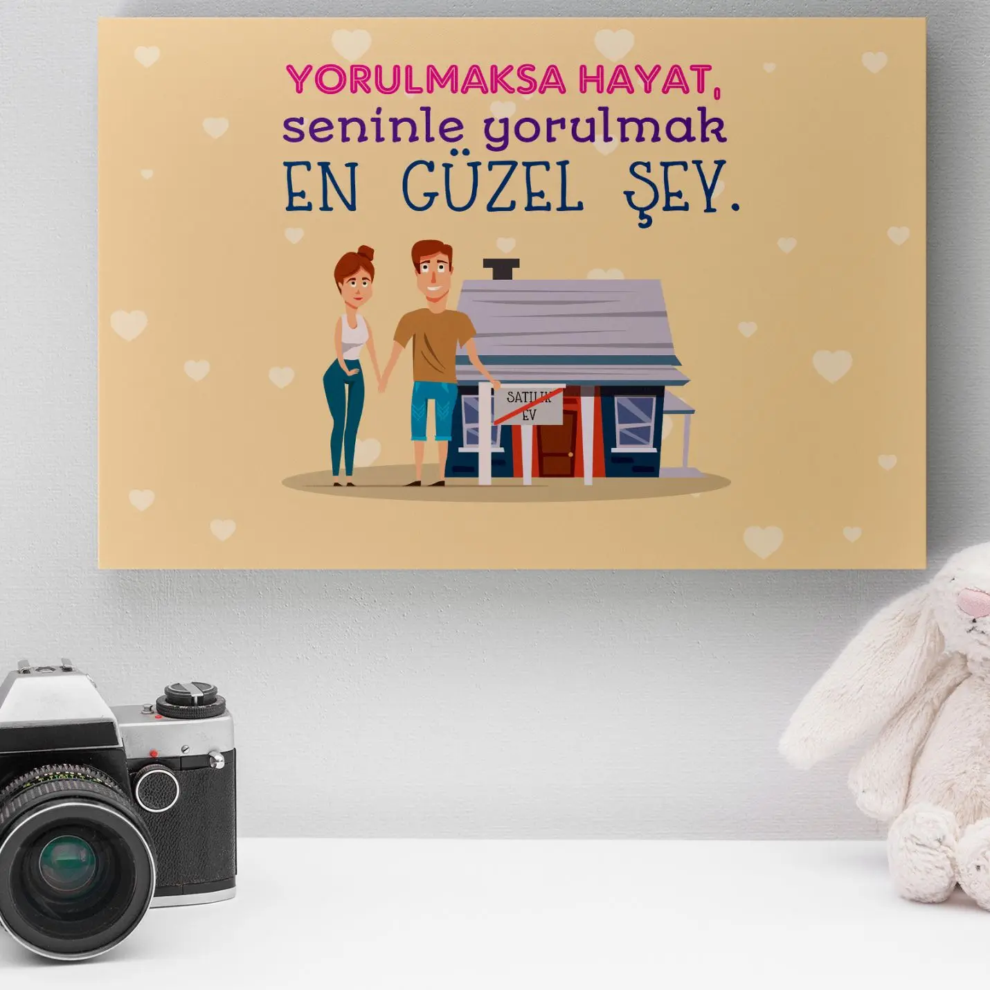 Romantic Design Mini Canvas Table-No8 
Romantic Design Mini Canvas Table-No8