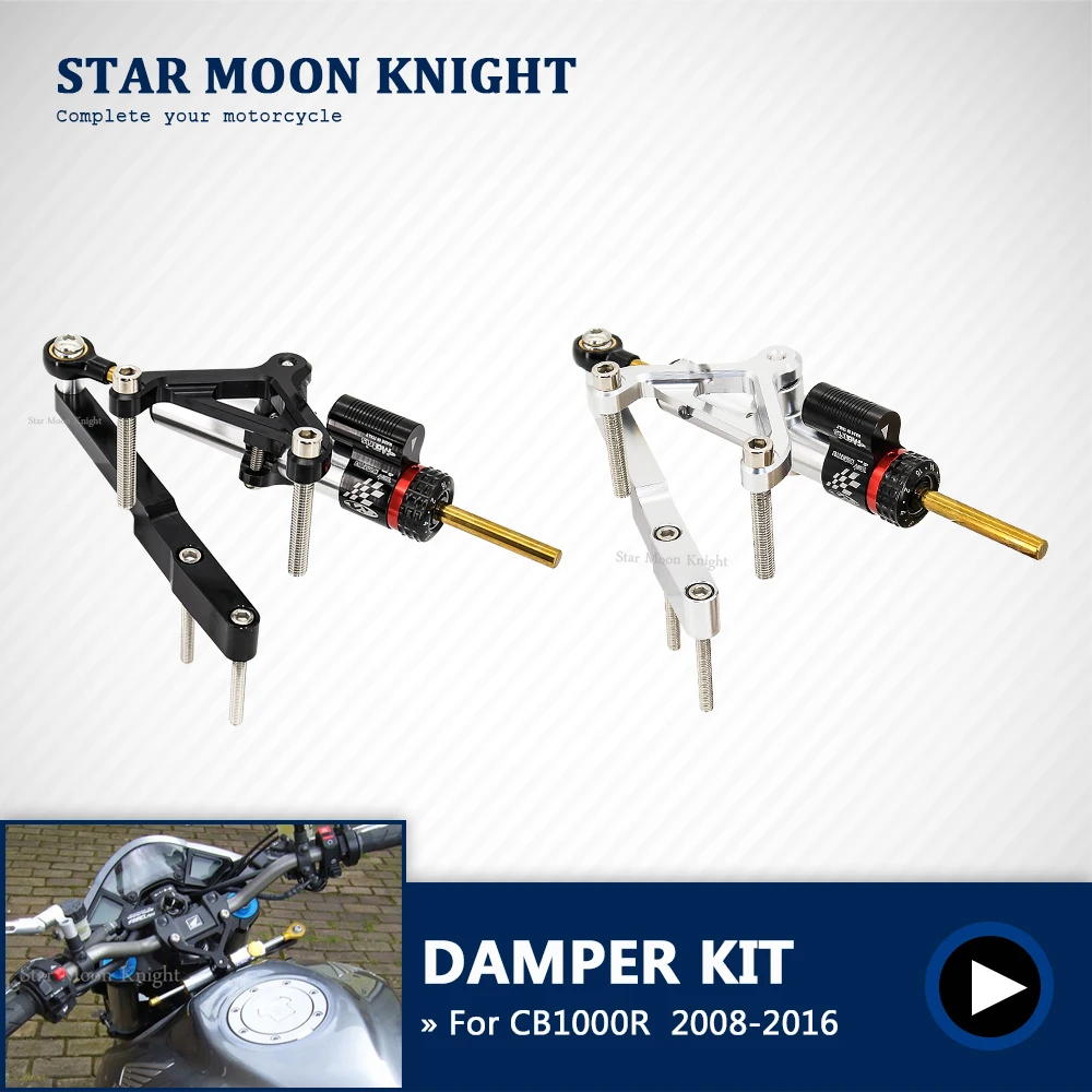 Accessories For HONDA CB1000R CB 1000R 2008-2016 CNC Steering Damper Stabilizer Shock Absorber Direction Mount Bracket CB 1000 R
Accessories For HONDA CB1000R CB 1000R 2008-2016 CNC Steering Damper Stabilizer Shock Absorber Direction Mount Bracket CB 1000 R