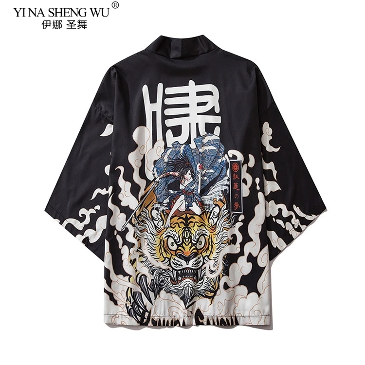 Кимоно в японском стиле с кошкой и Самураем, уличный Кардиган для мужчин и женщин, летний халат в японском стиле Харадзюку С аниме, 2020
Кимоно в японском стиле с кошкой и Самураем, уличный Кардиган для мужчин и женщин, летний халат в японском стиле Харадзюку С аниме, 2020