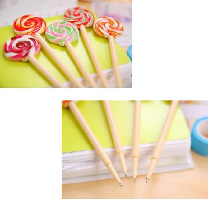 3pcs/lot Lollipop design Ballpoint pen 0.5mm black ink Students' Signature ball pen office school stationery supplies
3pcs/lot Lollipop design Ballpoint pen 0.5mm black ink Students' Signature ball pen office school stationery supplies