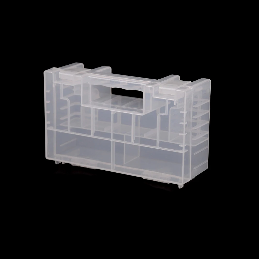 1PC Clear White Large Portable Hard Plastic Battery Case Holder Storage Box For AA/AAA 15*9*5.5cm 
1PC Clear White Large Portable Hard Plastic Battery Case Holder Storage Box For AA/AAA 15*9*5.5cm