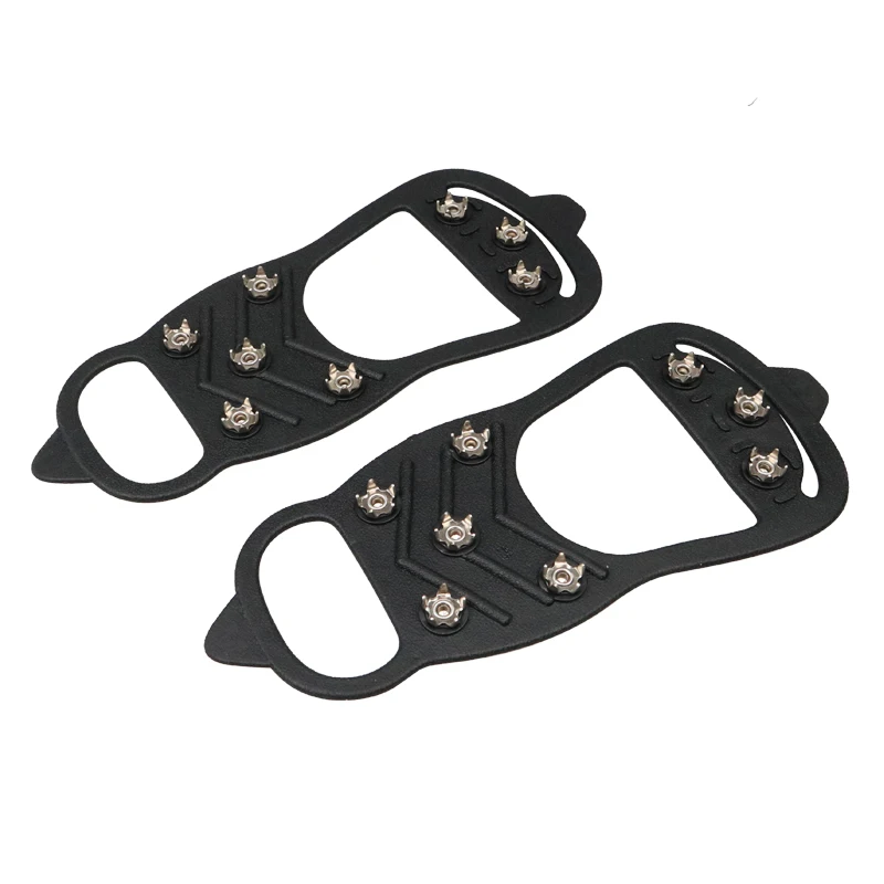 1 Pair Professional Climbing Crampons 8 Studs Anti-Skid Ice Snow Camping Walking Shoes Spike Grip Winter Outdoor Equipment 
1 Pair Professional Climbing Crampons 8 Studs Anti-Skid Ice Snow Camping Walking Shoes Spike Grip Winter Outdoor Equipment