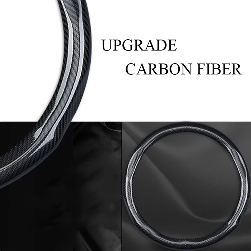 Carbon Fiber Steering Wheel Cover For Honda CRV URV XRV CIVIC FIT ACCORD ODYSSEY JZZE CITY Universal Anti-slip Good Feel
Carbon Fiber Steering Wheel Cover For Honda CRV URV XRV CIVIC FIT ACCORD ODYSSEY JZZE CITY Universal Anti-slip Good Feel