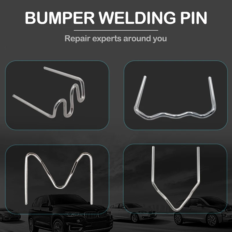 500Pcs Stapler Plastic Repair Standard Pre Cut Wave Staples Bumper Bodywork Repairs 0.8mm/0.6mm Wave Staples Stainless Steel
500Pcs Stapler Plastic Repair Standard Pre Cut Wave Staples Bumper Bodywork Repairs 0.8mm/0.6mm Wave Staples Stainless Steel