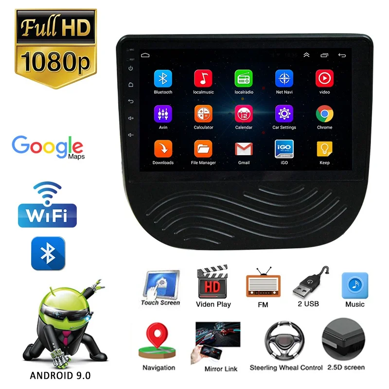 Car Radios 9" 1080P Android 9.0 Car GPS Navi Radio Multimedia Mp5 Player for Chevrolet Malibu XL 2016-2018 Car Electronics
Car Radios 9" 1080P Android 9.0 Car GPS Navi Radio Multimedia Mp5 Player for Chevrolet Malibu XL 2016-2018 Car Electronics