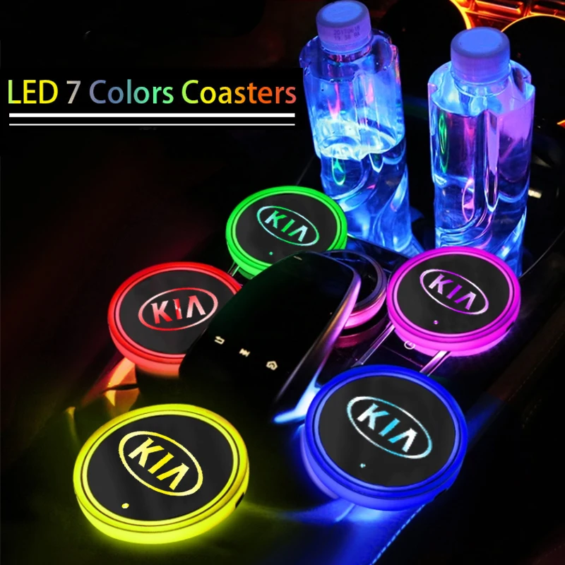 1pcs LED Car Glass Holder Coasters Decor Decorative Lamp For KIA Rio Ceed Sportage Sorento k2 k3 k4 k5 k6 Soul Opeima Auto Goods
1pcs LED Car Glass Holder Coasters Decor Decorative Lamp For KIA Rio Ceed Sportage Sorento k2 k3 k4 k5 k6 Soul Opeima Auto Goods