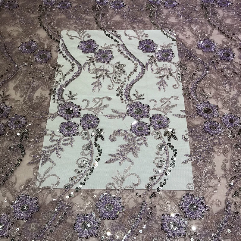 Colorful Luxury French Flower Mesh Beaded Embroidery Lace Fabric Shiny Sequin Transparent Tulle for African Nigerian Party Dress
Colorful Luxury French Flower Mesh Beaded Embroidery Lace Fabric Shiny Sequin Transparent Tulle for African Nigerian Party Dress