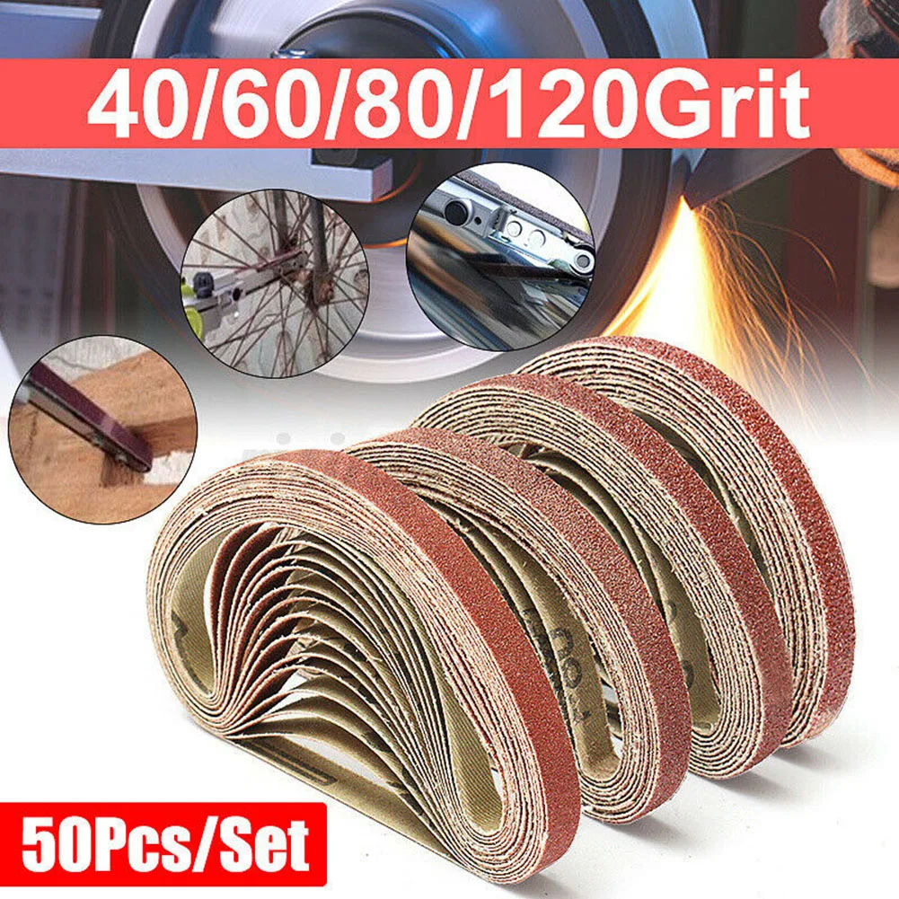 50pcs Sanding Belts 40-120 Grits Sandpaper Abrasive Bands For Belt Sander Grinder Abrasive Power Tool Wood Metal Polishing
50pcs Sanding Belts 40-120 Grits Sandpaper Abrasive Bands For Belt Sander Grinder Abrasive Power Tool Wood Metal Polishing