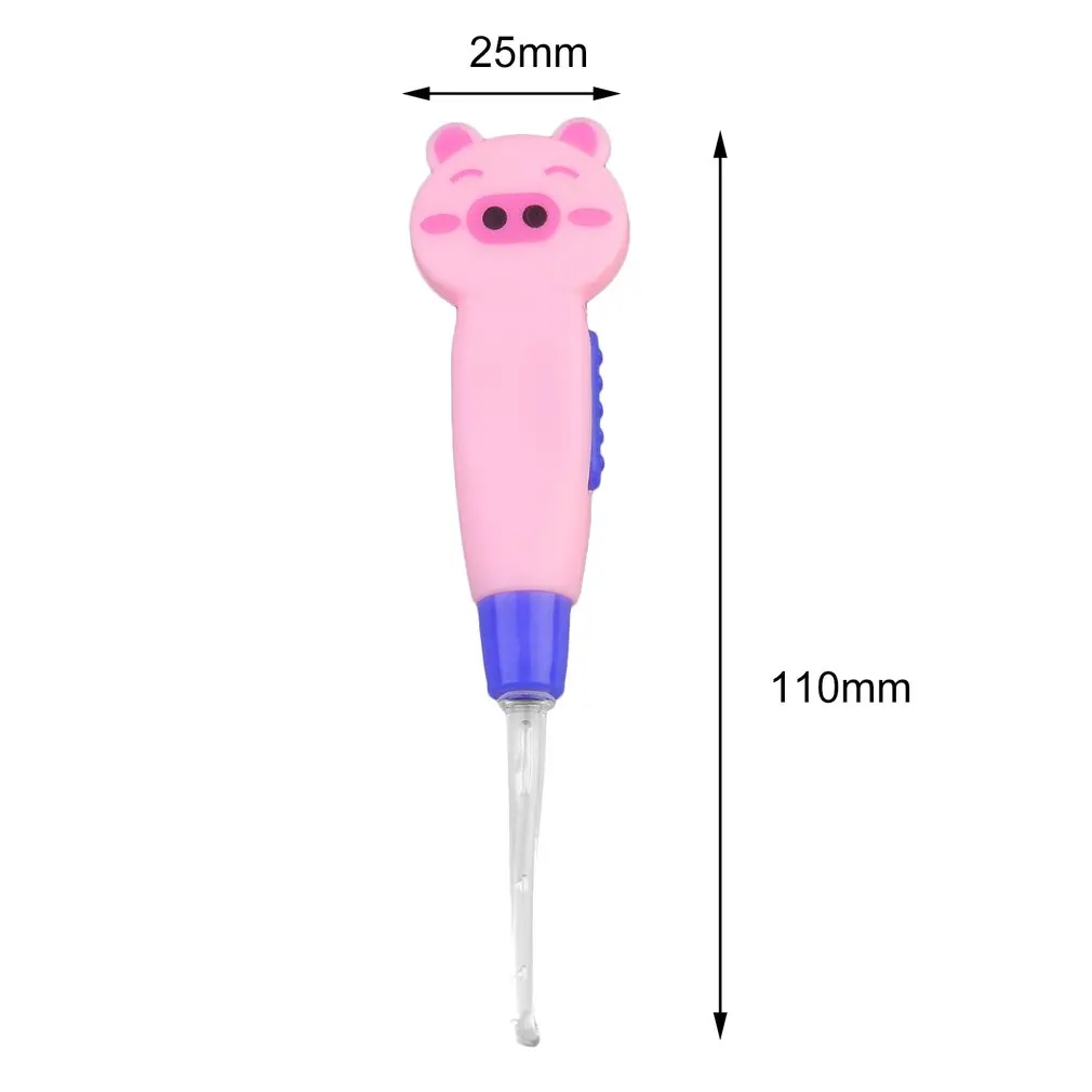 Portable LED Flashlight Ear Wax Remove EarPick Cleaner Health Care Tool Cartoon Animal Decoration convenient see ear massage
Portable LED Flashlight Ear Wax Remove EarPick Cleaner Health Care Tool Cartoon Animal Decoration convenient see ear massage