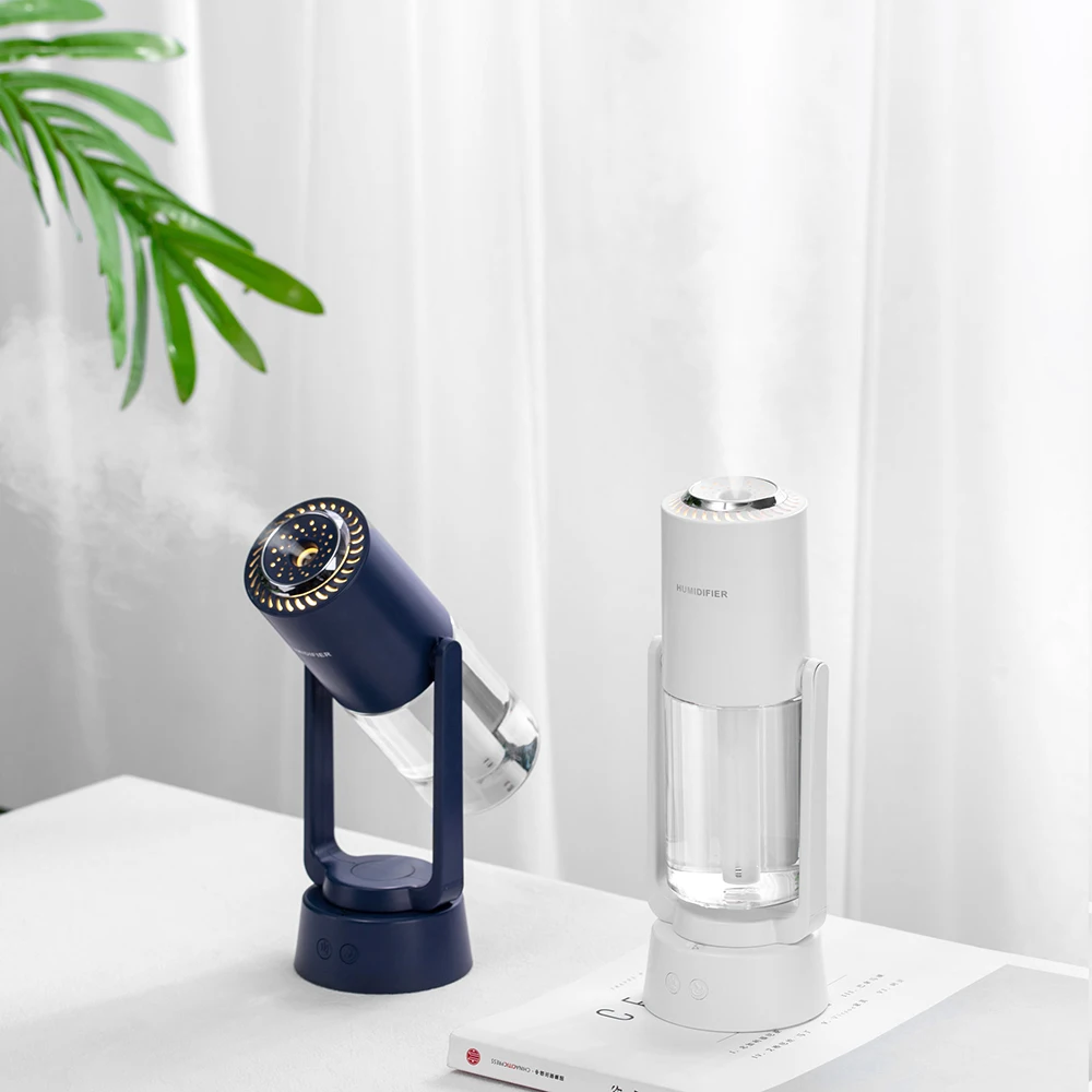 Auto-rotate wireless air Humidifier Aroma Diffuser 800mAh Rechargeable Battery Ultrasonic Mist Maker Negative ion air Purifier
Auto-rotate wireless air Humidifier Aroma Diffuser 800mAh Rechargeable Battery Ultrasonic Mist Maker Negative ion air Purifier