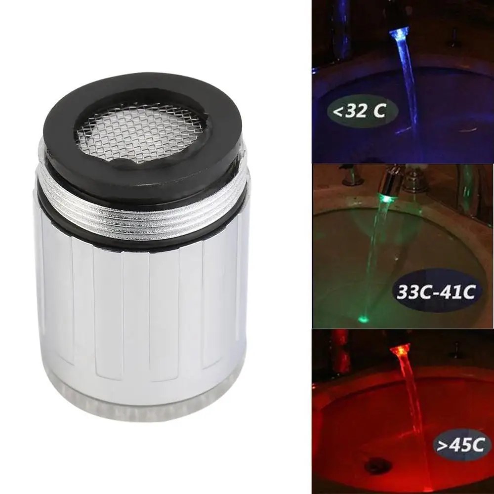 Creative Temperature Sensor LED Light Water Faucet Tap Glow Lighting Shower Spraying Faucet for Kitchen Bathroom
Creative Temperature Sensor LED Light Water Faucet Tap Glow Lighting Shower Spraying Faucet for Kitchen Bathroom