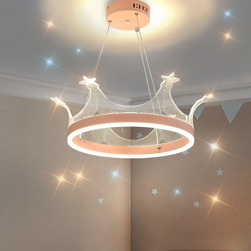 LED Chandelier Lights For Bedroom Crown lamp Princess room bedroom ceiling Chandelier indoor lamp lighting AC85-260V dimmable 
LED Chandelier Lights For Bedroom Crown lamp Princess room bedroom ceiling Chandelier indoor lamp lighting AC85-260V dimmable