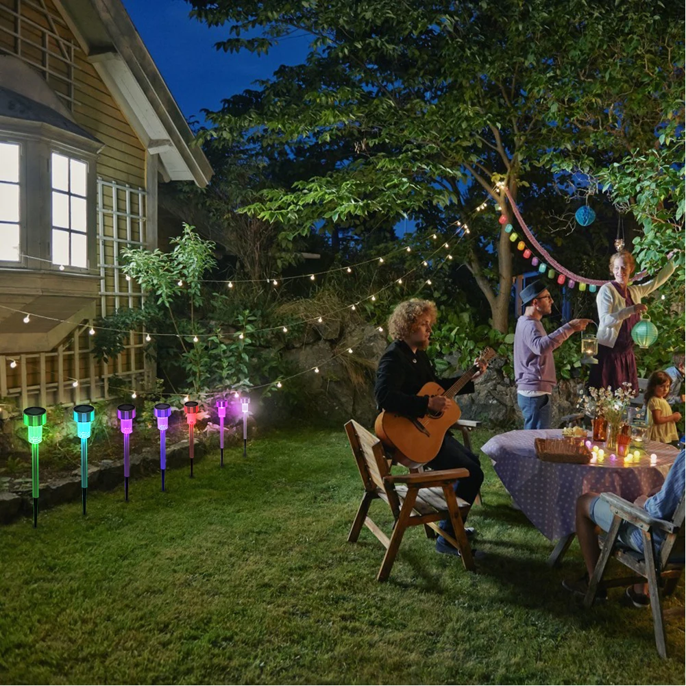 10pcs 5W High Brightness Solar Power LED Lawn Lamps with Lampshades Seven Color Garden Landscape Lights for Lawn Yard
10pcs 5W High Brightness Solar Power LED Lawn Lamps with Lampshades Seven Color Garden Landscape Lights for Lawn Yard