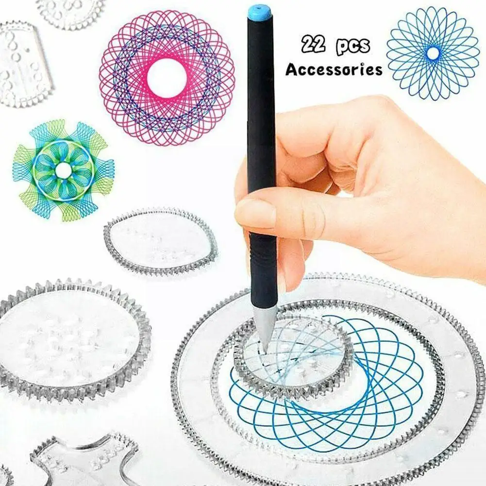 Spirograph Drawing Set Interlocking Gears Wheels Painting Accessories Toy Educational Spirograph Drawing Toy B3t3
Spirograph Drawing Set Interlocking Gears Wheels Painting Accessories Toy Educational Spirograph Drawing Toy B3t3