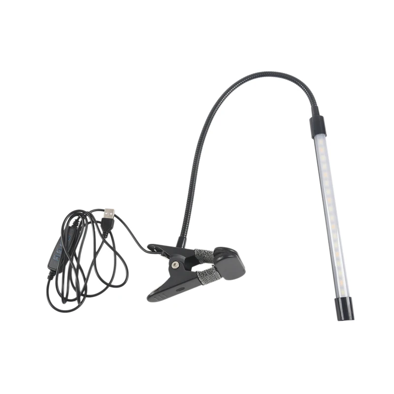 8W LED Clip on Lamp, Desk Light with 3 Modes 2M Cable Dimmer 10 Levels Clamp Table Lights
8W LED Clip on Lamp, Desk Light with 3 Modes 2M Cable Dimmer 10 Levels Clamp Table Lights