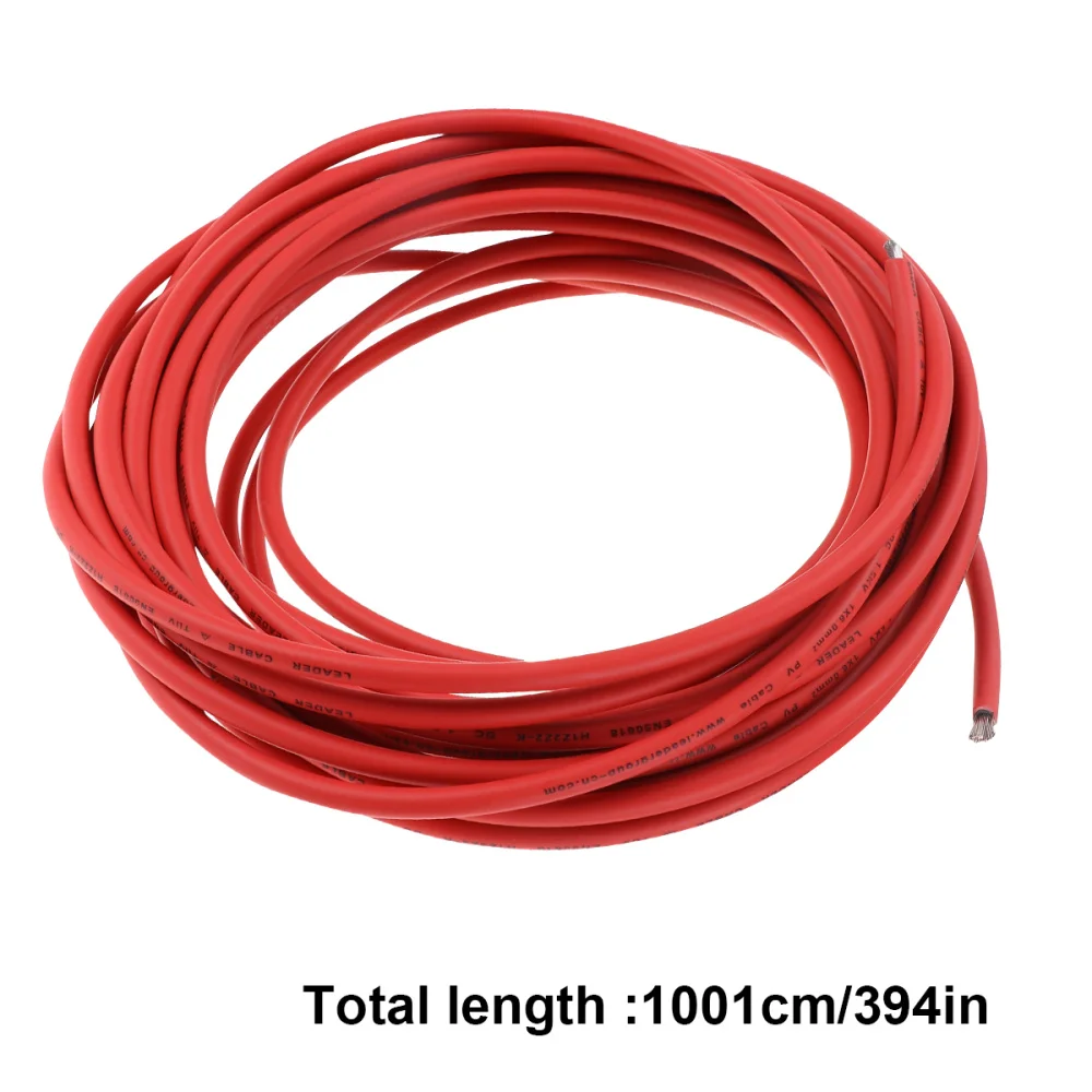4mm2 5 Meter Extension Power Cable Solar Energy Power Cord for Solar Panel (Red)
4mm2 5 Meter Extension Power Cable Solar Energy Power Cord for Solar Panel (Red)