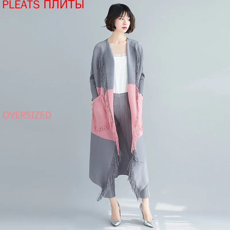 Miyake Pleated Women's New Early Spring High-end Temperament Windbreaker Temperament All-match Cardigan Jacket PLEATS Casaco
Miyake Pleated Women's New Early Spring High-end Temperament Windbreaker Temperament All-match Cardigan Jacket PLEATS Casaco