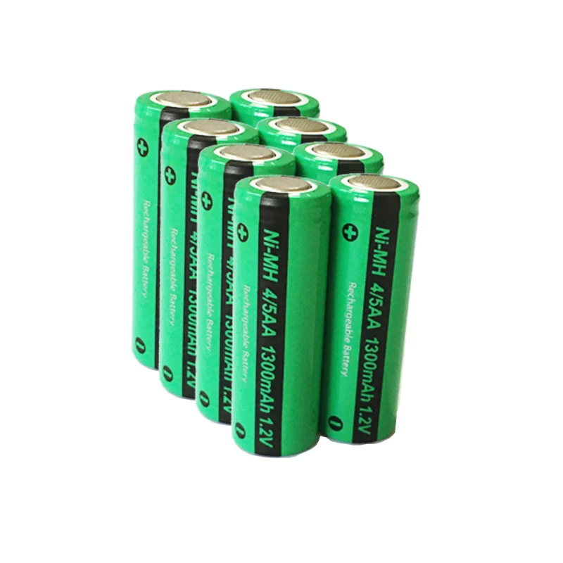 8pcs/lot PKCELL 1.2V 1300mAh 4/5AA Ni-MH Battery 1.2 Volt NiMh Rechargeable Battery For Building Battery Packs Flat Top
8pcs/lot PKCELL 1.2V 1300mAh 4/5AA Ni-MH Battery 1.2 Volt NiMh Rechargeable Battery For Building Battery Packs Flat Top