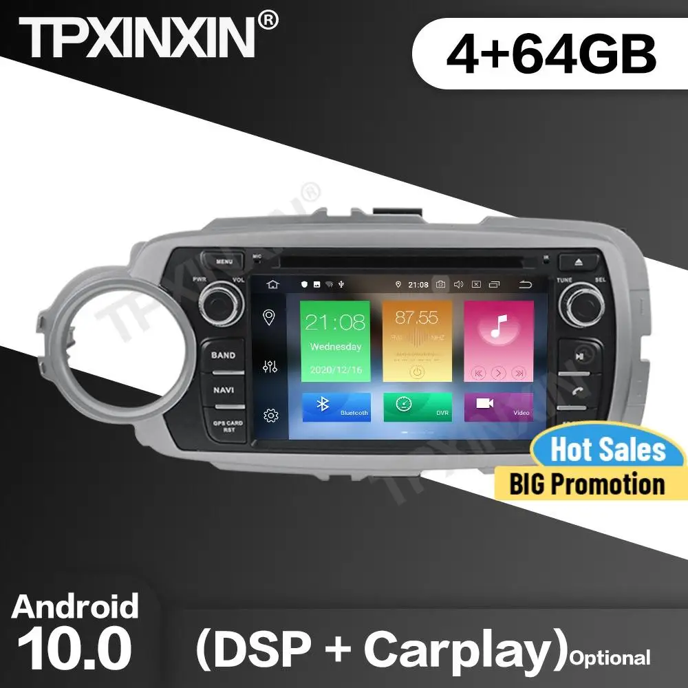 Автомагнитола 2 Din, 64 ГБ, стереоприемник Android10 для Toyota Yaris 2012, 2013, 2014, 2015, GPS-навигатор, мультимедийный плеер, записывающее устройство, головное устройство
Автомагнитола 2 Din, 64 ГБ, стереоприемник Android10 для Toyota Yaris 2012, 2013, 2014, 2015, GPS-навигатор, мультимедийный плеер, записывающее устройство, головное устройство