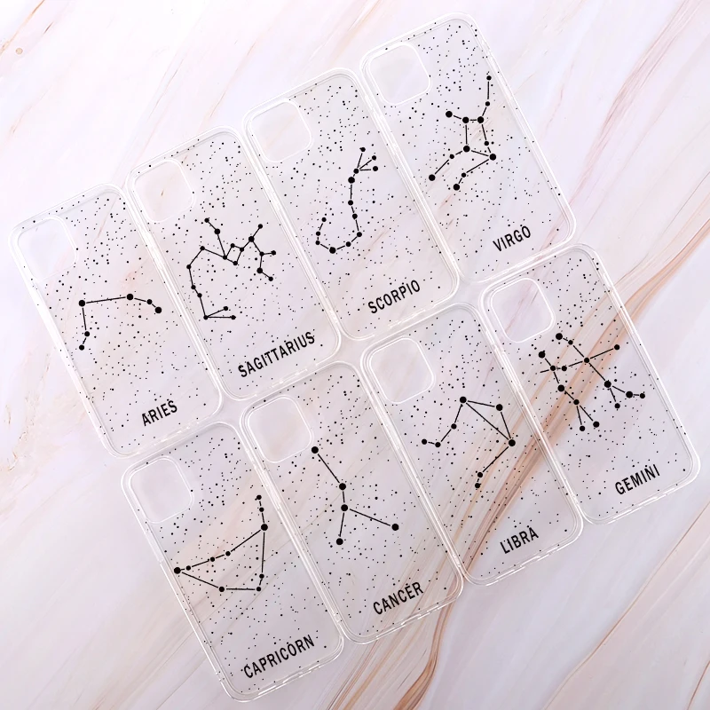 Twelve Constellation Line Protection Phone Case For iPhone 13 12 Pro Max XR XS X 8 7 Plus Soft TPU Transparent Phone Coque Funda
Twelve Constellation Line Protection Phone Case For iPhone 13 12 Pro Max XR XS X 8 7 Plus Soft TPU Transparent Phone Coque Funda