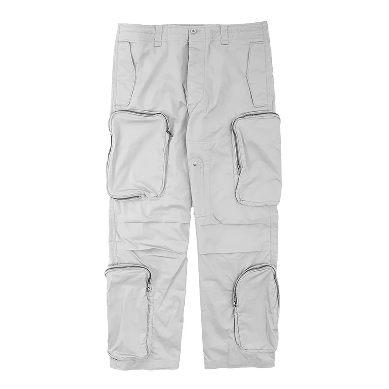 Fgss men's clothing new fashion brand old multi zipper three dimensional loose Multi Pocket tooling pants in autumn and winter
Fgss men's clothing new fashion brand old multi zipper three dimensional loose Multi Pocket tooling pants in autumn and winter