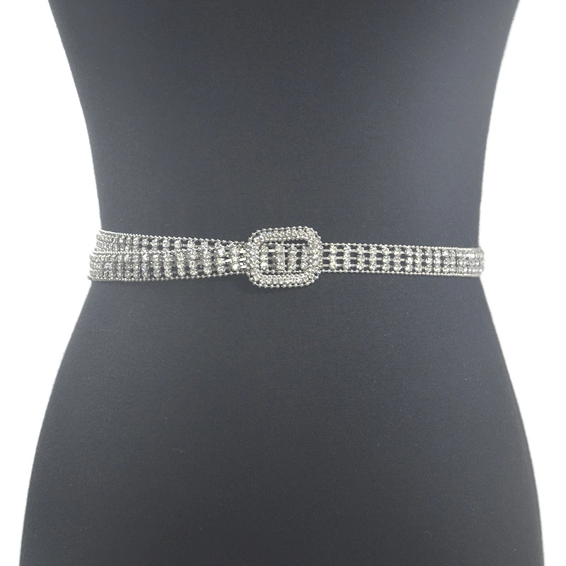 Fashion jewelry Brilliant Women's Belt Waist Chain Full Diamond Rhinestone Crystal Thin Belt Luxury Party Waist Belt
Fashion jewelry Brilliant Women's Belt Waist Chain Full Diamond Rhinestone Crystal Thin Belt Luxury Party Waist Belt