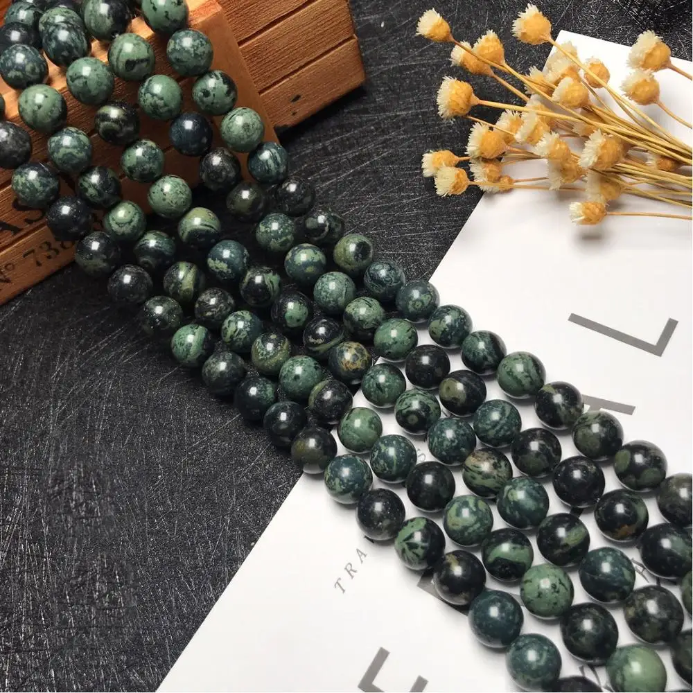 Wholesale High quality Dark green natural Stone 6mm 8mm Beads Pick Size Loose Bead For Making DIY charm bracelets Jewelry 15‘’
Wholesale High quality Dark green natural Stone 6mm 8mm Beads Pick Size Loose Bead For Making DIY charm bracelets Jewelry 15‘’