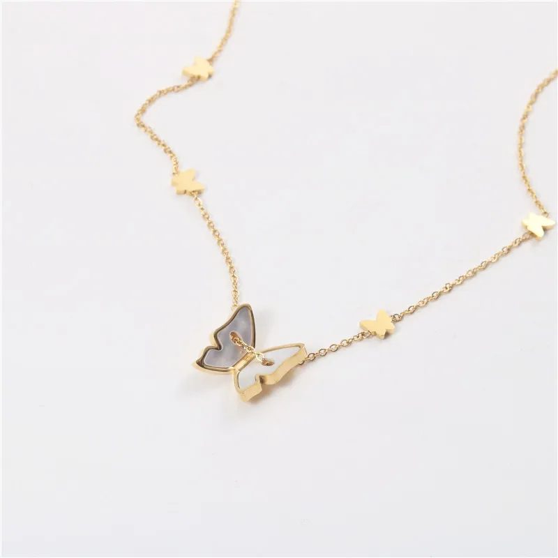 High End Stainless Steel Jewelry Stylish Butterfly Pendant Choker Necklace For Women
High End Stainless Steel Jewelry Stylish Butterfly Pendant Choker Necklace For Women