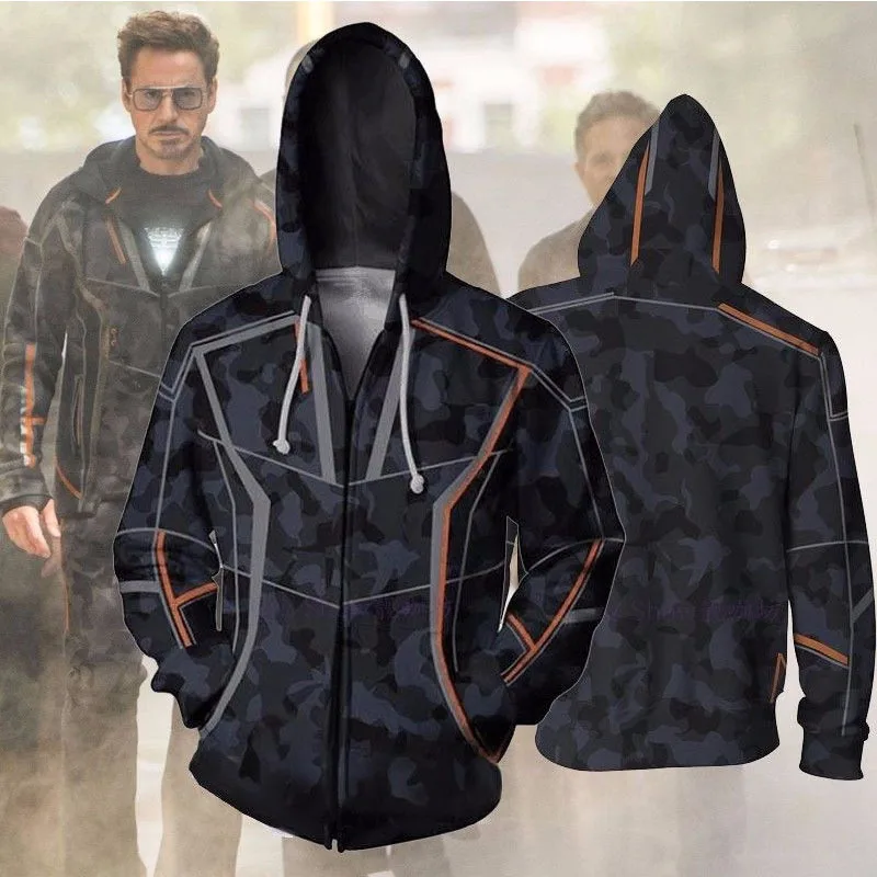 New superhero movie character's outfit Cosplay a zip-up hoodie from a superhero movie
New superhero movie character's outfit Cosplay a zip-up hoodie from a superhero movie