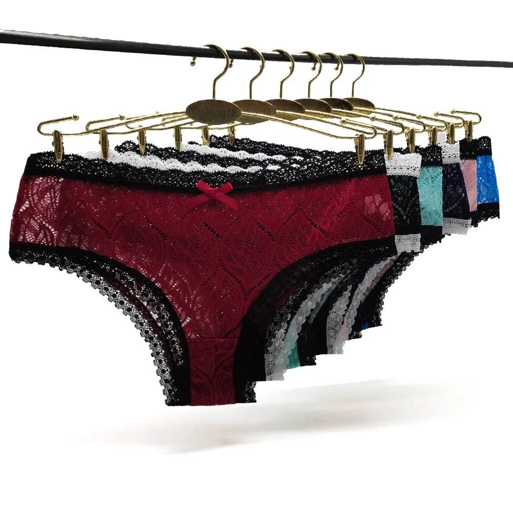 6 Pieces Fashion Panties Women Lace Transparent Underwear Female Sexy Low Rise Briefs Ladies Lingerie Femme Underpants Soft
6 Pieces Fashion Panties Women Lace Transparent Underwear Female Sexy Low Rise Briefs Ladies Lingerie Femme Underpants Soft