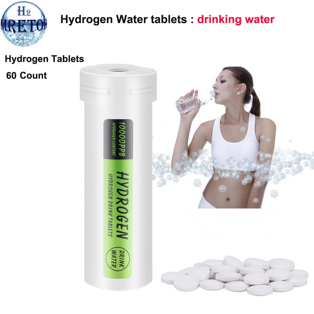 Alkaline H2 10000PPB Miracle Hydrogen Water Tablets Healthy Drink Tablets 60Pcs Eliminate Malignant Free Radicals Anti Aging
Alkaline H2 10000PPB Miracle Hydrogen Water Tablets Healthy Drink Tablets 60Pcs Eliminate Malignant Free Radicals Anti Aging