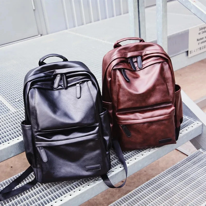 2021 Backpack women's large capacity backpack men's leather texture travel bag soft leather backpack luggage bag schoolbag
2021 Backpack women's large capacity backpack men's leather texture travel bag soft leather backpack luggage bag schoolbag