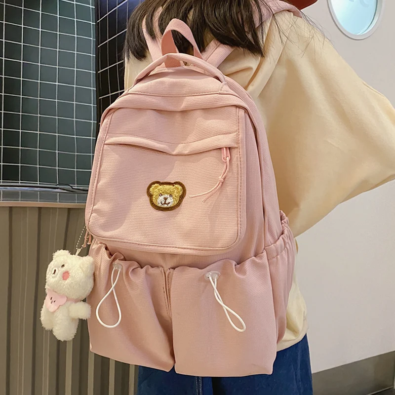 Милый розовый женский рюкзак 2022, школьная сумка с мультяшным медведем, прозрачный рюкзак для девочек-подростков, Большой корейский кавайны...
Милый розовый женский рюкзак 2022, школьная сумка с мультяшным медведем, прозрачный рюкзак для девочек-подростков, Большой корейский кавайны...