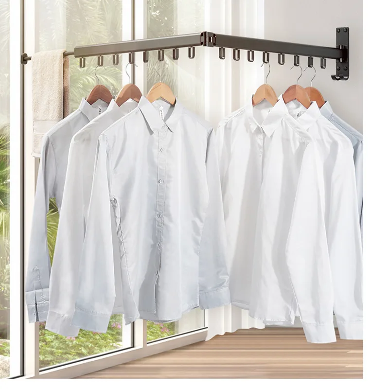 Foldable Wall Hanging Clothes Drying Rack Clothes Hanger Indoor Balcony Retractable Hanger Towels Clothes Organizer
Foldable Wall Hanging Clothes Drying Rack Clothes Hanger Indoor Balcony Retractable Hanger Towels Clothes Organizer