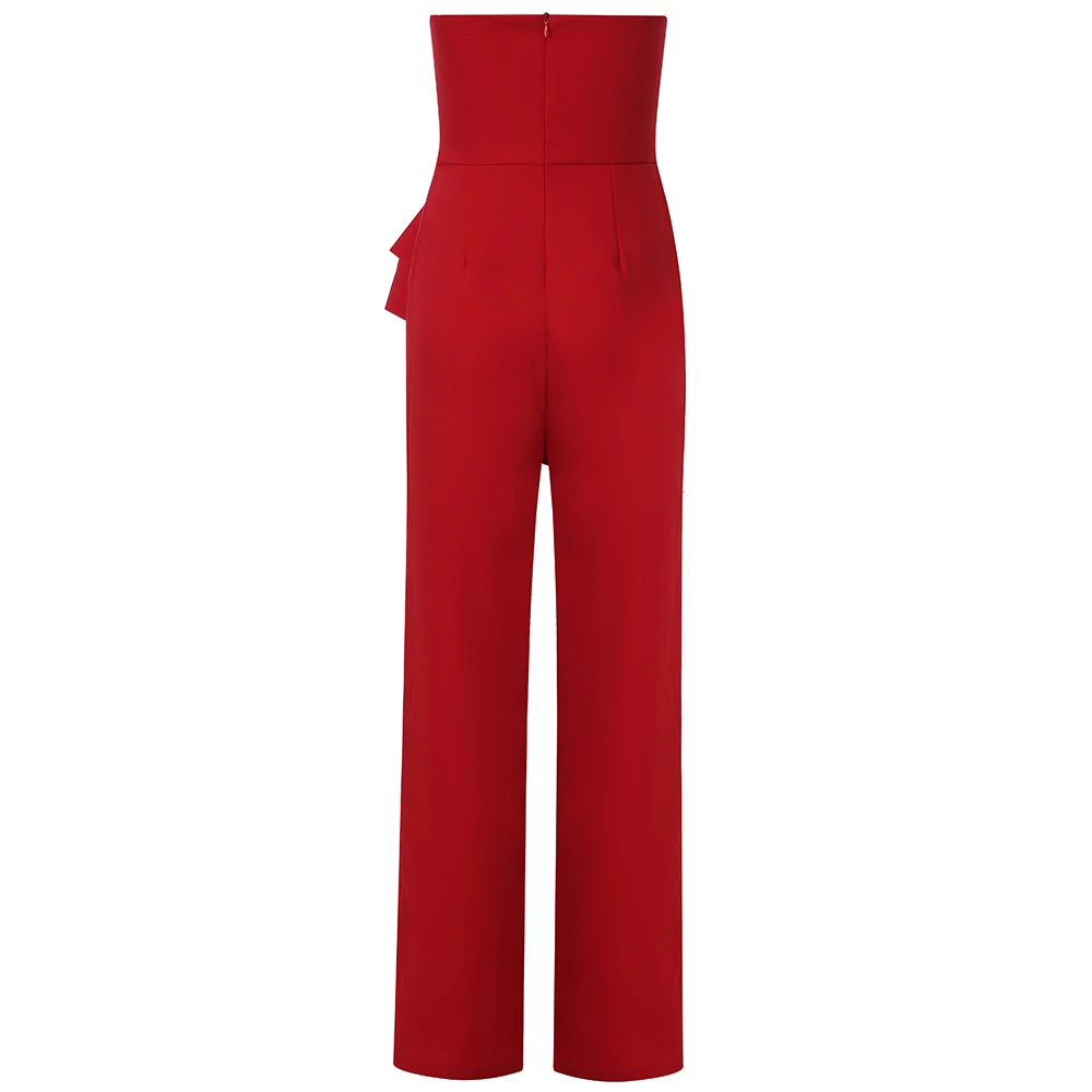 Ailigou 2020 New Summer Lady Red Black Bow Jumpsuit Sexy Off Shoulder Jumpsuit Celebrity Party Jumpsuit
Ailigou 2020 New Summer Lady Red Black Bow Jumpsuit Sexy Off Shoulder Jumpsuit Celebrity Party Jumpsuit