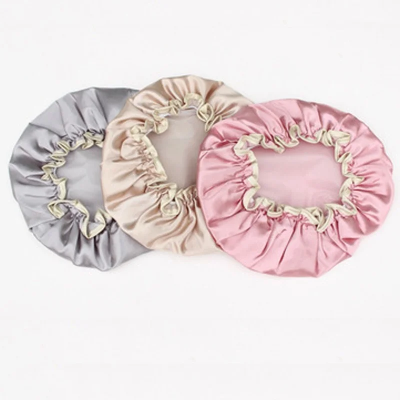 Lovely Chunky Satin Hats For Women Colorful Shower Bath Caps Hair Cover Waterproof Bath Cap 1pc
Lovely Chunky Satin Hats For Women Colorful Shower Bath Caps Hair Cover Waterproof Bath Cap 1pc