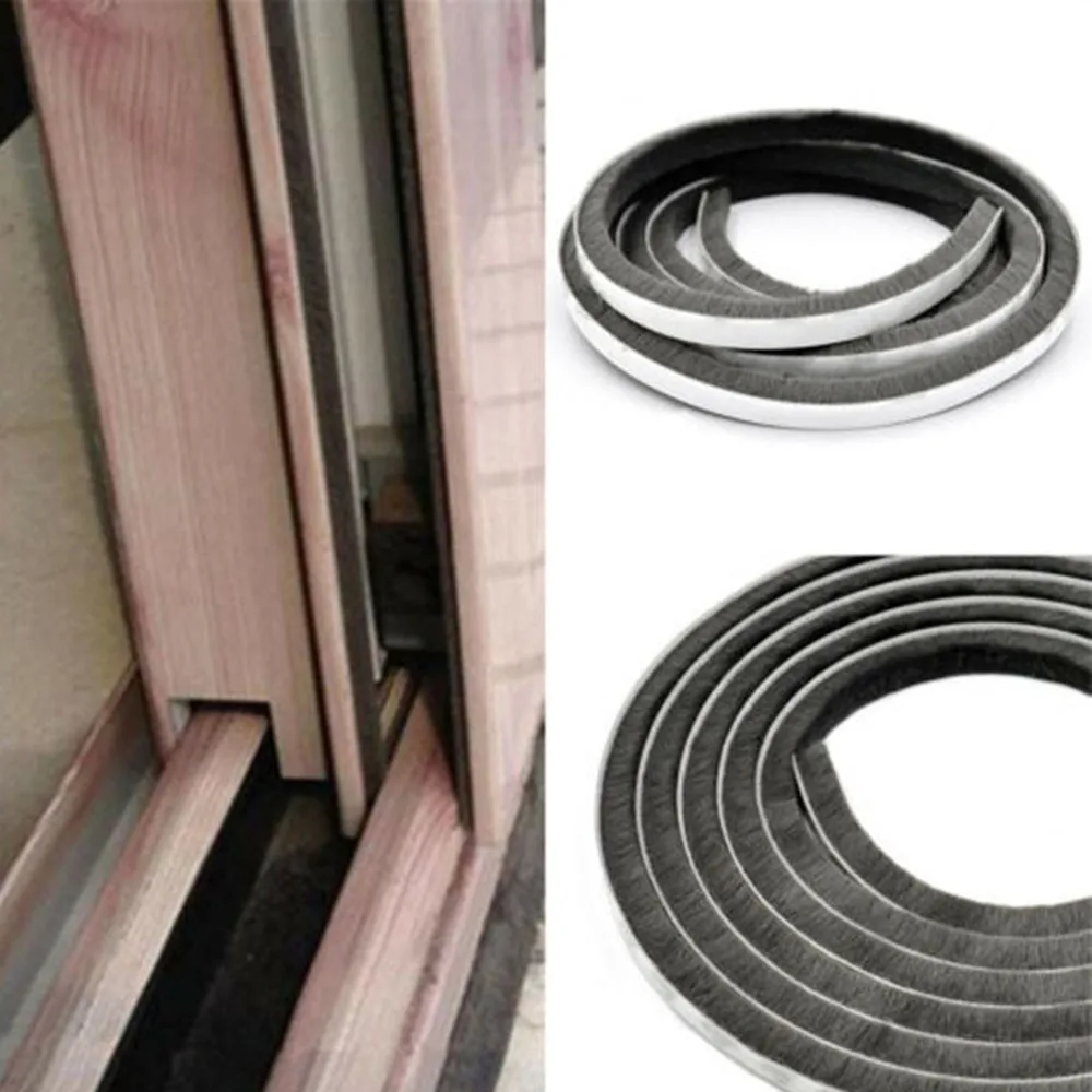10M Door Casement Self Adhesives Gap Seal Strip Soundproof Dustproof Anti-collision Tape Window Door Brush Hardware Tool
10M Door Casement Self Adhesives Gap Seal Strip Soundproof Dustproof Anti-collision Tape Window Door Brush Hardware Tool