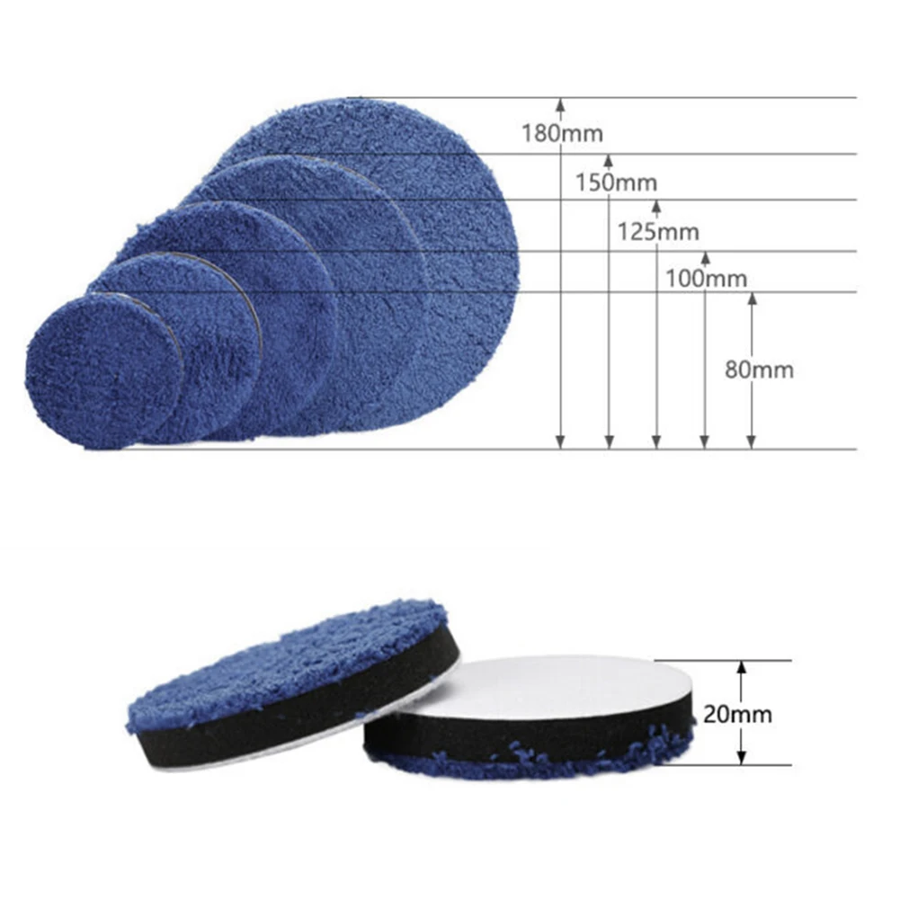 Polishing Pads 2Pcs 3inch4inch5inch6inch7inch Microfiber Polishing Pads Buffing Pad Set For Car Polisher Remove The Wax
Polishing Pads 2Pcs 3inch4inch5inch6inch7inch Microfiber Polishing Pads Buffing Pad Set For Car Polisher Remove The Wax