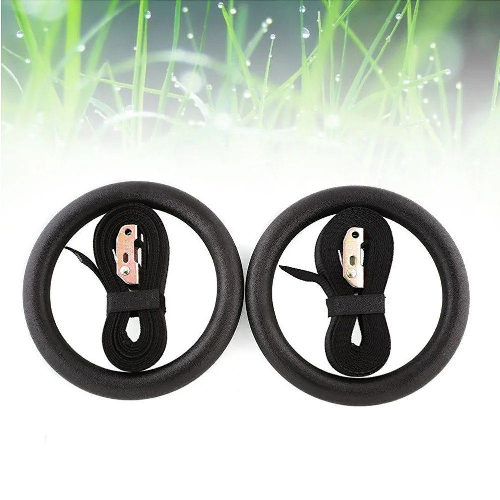 Gymnastic Ring Set Fitness Rings for Full Body Strength and Muscular Bodyweight Training Cross-Training Workouts
Gymnastic Ring Set Fitness Rings for Full Body Strength and Muscular Bodyweight Training Cross-Training Workouts