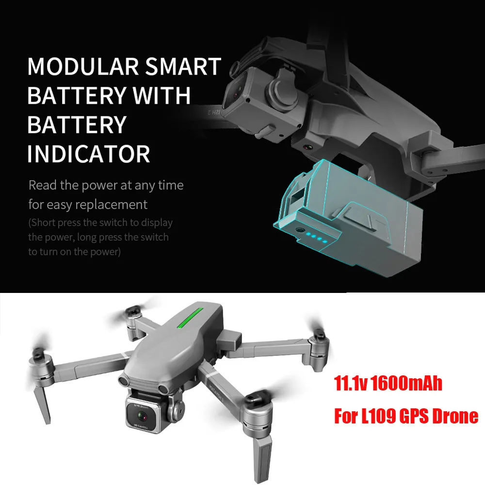 For L109 Gps Drone High Capacity Rc Quadcopter Lipo Battery 11.1v 1600mah Profesional Rc Drone Quadcopter For Outdoor Shooting
For L109 Gps Drone High Capacity Rc Quadcopter Lipo Battery 11.1v 1600mah Profesional Rc Drone Quadcopter For Outdoor Shooting