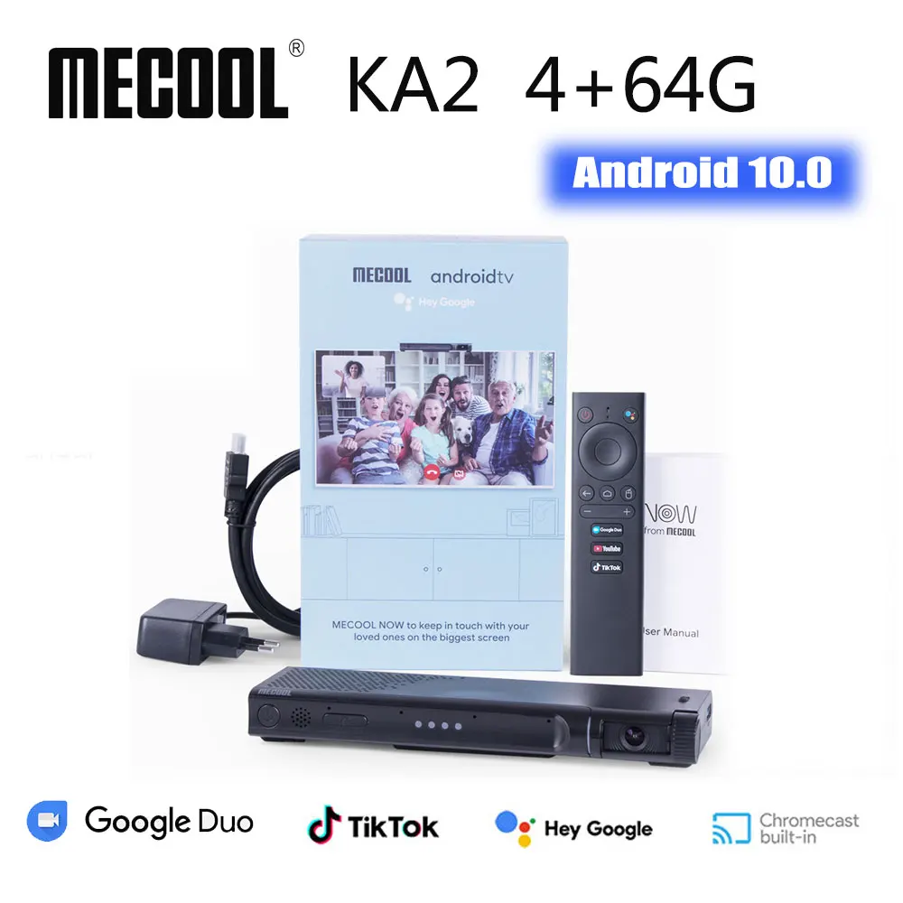 MECOOL KA2 TV BOX video calling ATV Android 10.0 4+64GB SMART TV BOX BT WIFI voice assistant TV receiver Very fast KA2 NOW
MECOOL KA2 TV BOX video calling ATV Android 10.0 4+64GB SMART TV BOX BT WIFI voice assistant TV receiver Very fast KA2 NOW