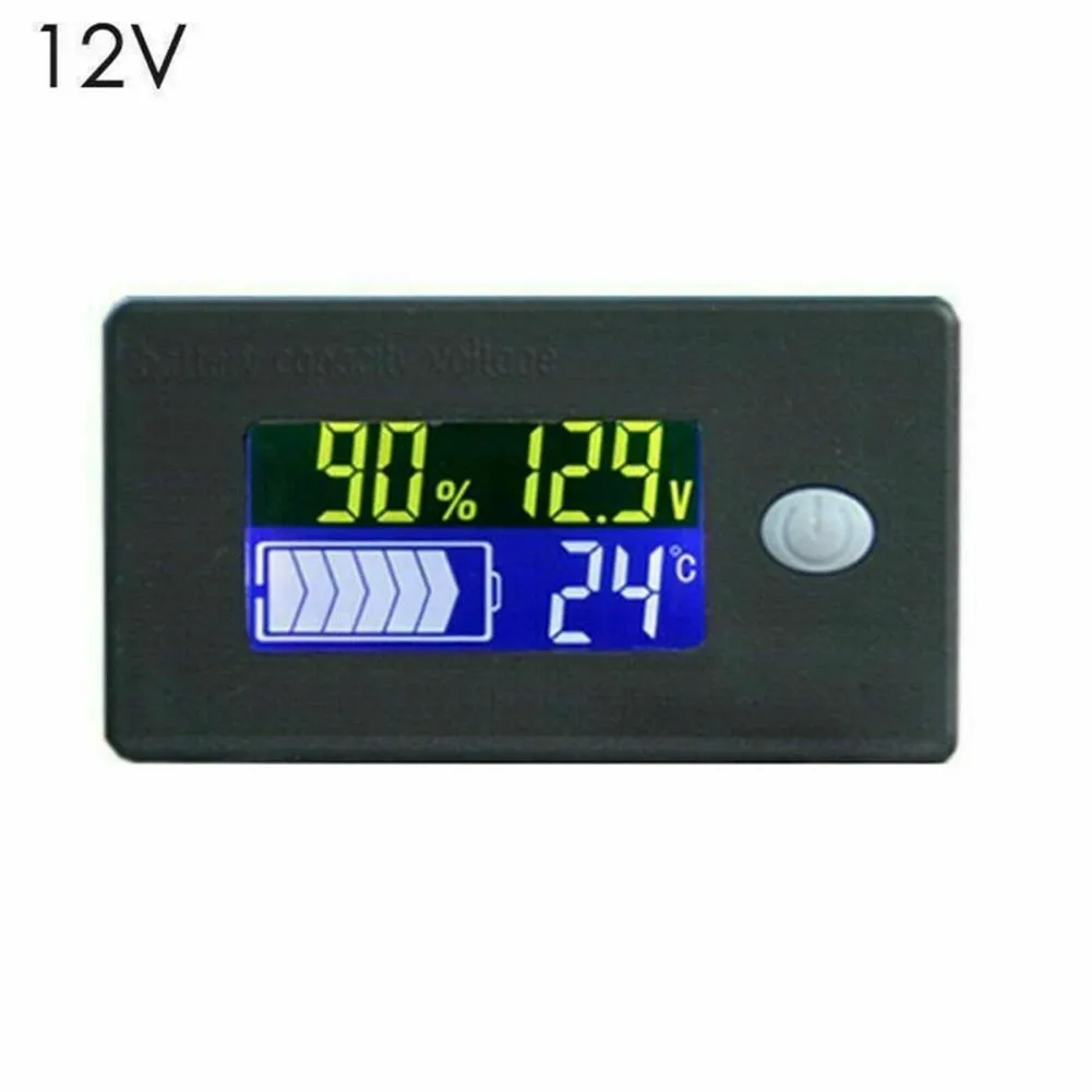 10-100V 9MA Battery Capacity Indicator LCD Digital 12V/24V/48V Battery Capacity Status Display Indicator Monitor Meter Tester
10-100V 9MA Battery Capacity Indicator LCD Digital 12V/24V/48V Battery Capacity Status Display Indicator Monitor Meter Tester