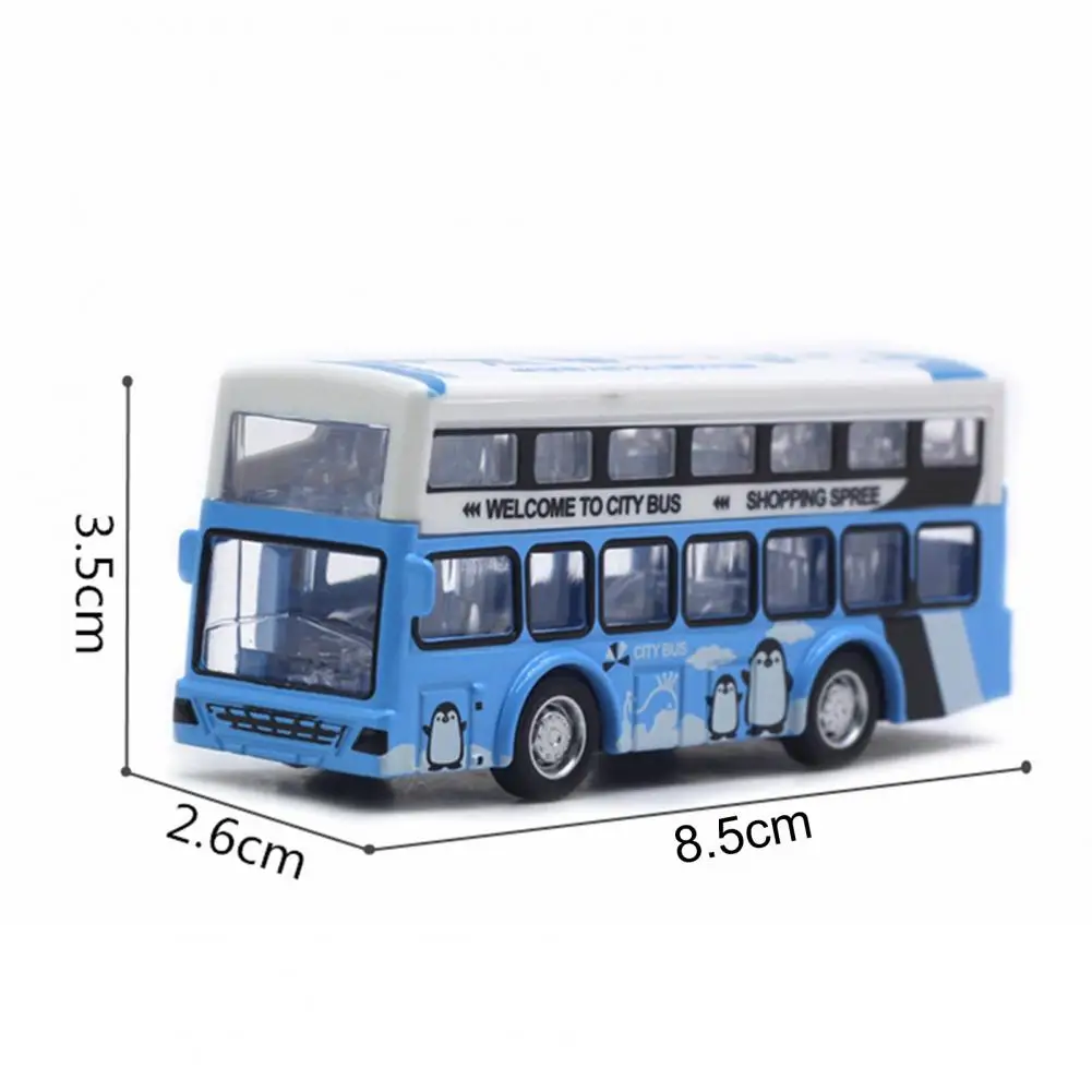 The New Alloy Bus Toy Sports Outdoor Indoor Pull Back Design Children Toys Car Small Size Products Car Model Toy for Kids 
The New Alloy Bus Toy Sports Outdoor Indoor Pull Back Design Children Toys Car Small Size Products Car Model Toy for Kids