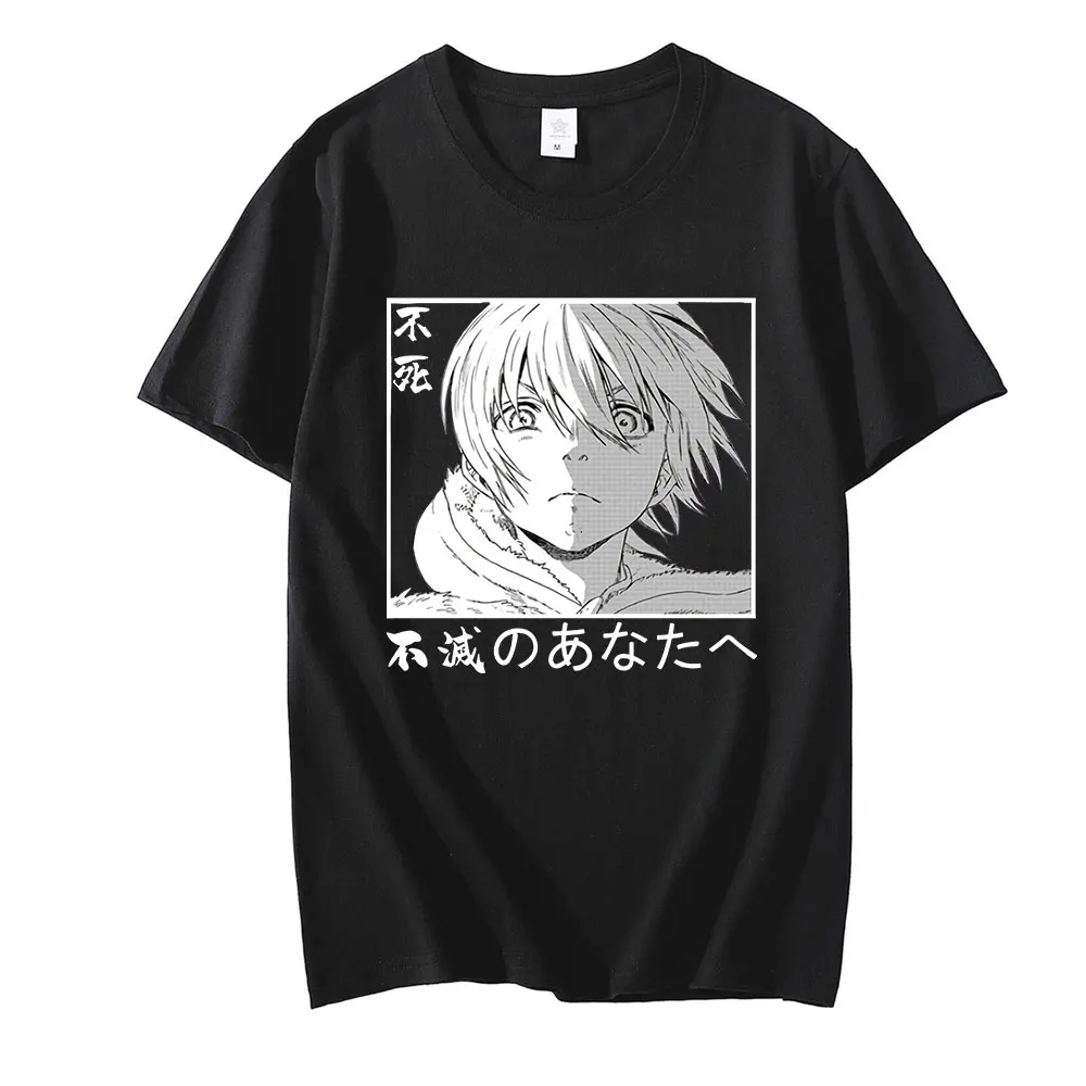 Round Neck Oversized Fumetsu No Anata Newest Tshirts To Your Eternity Bushi Marge Anime Manga Men Graphic Fabric Tops T Shirt
Round Neck Oversized Fumetsu No Anata Newest Tshirts To Your Eternity Bushi Marge Anime Manga Men Graphic Fabric Tops T Shirt