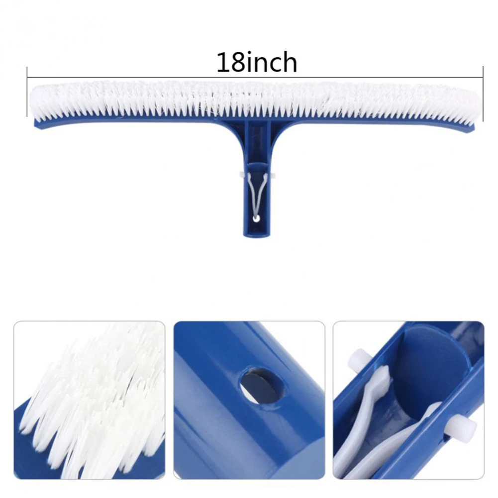 18 Inch Curved Swimming Pool Brush Cleaning Tools Spa Wall & Floor Brush Nylon Bristles Cleaner Broom Swimming Pool Accessories
18 Inch Curved Swimming Pool Brush Cleaning Tools Spa Wall & Floor Brush Nylon Bristles Cleaner Broom Swimming Pool Accessories